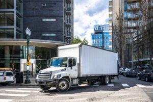 big-rig in the city